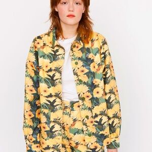 Lazy Oaf floral chore jacket SOLD OUT online